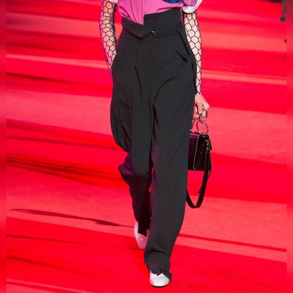 3.1 Phillip Lim AW/17 Runway Black Wide-Leg Pants - Picture 1 of 13